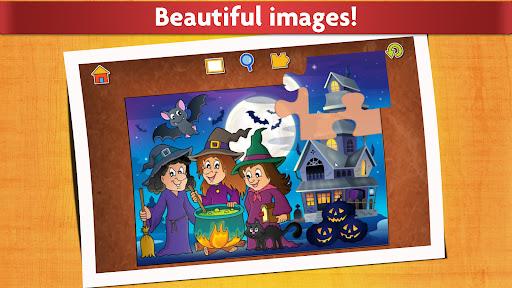 Kids Halloween Jigsaw Puzzles - Gameplay image of android game