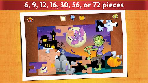 Kids Halloween Jigsaw Puzzles - Gameplay image of android game