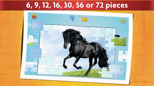 Horse Jigsaw Puzzles Game Kids - عکس بازی موبایلی اندروید