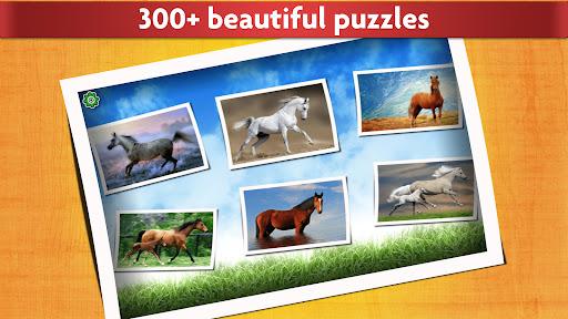 Horse Jigsaw Puzzles Game Kids - Gameplay image of android game