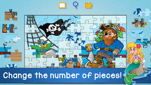 Kids Animals Jigsaw Puzzles - Gameplay image of android game