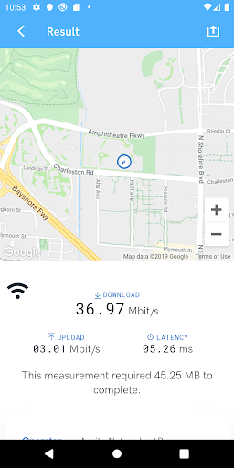 Bredbandskollen - Image screenshot of android app