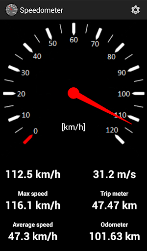 Speedometer - Image screenshot of android app