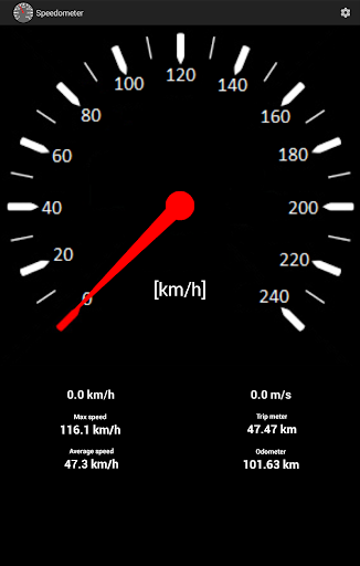 Speedometer - Image screenshot of android app