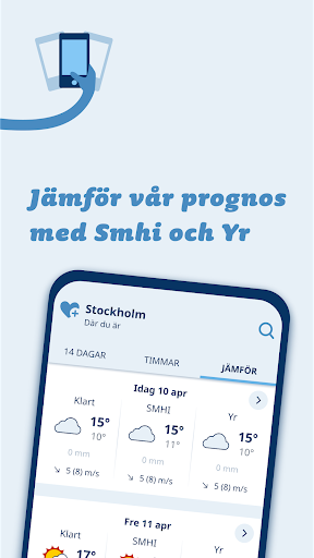 Klart - Väder - عکس برنامه موبایلی اندروید