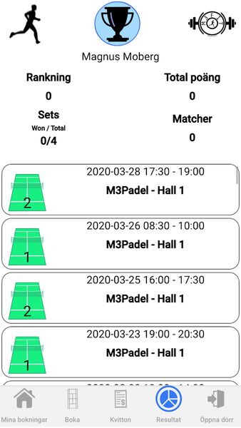 M۳softwarePadel Member - عکس برنامه موبایلی اندروید