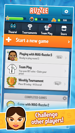 Ruzzle - Gameplay image of android game