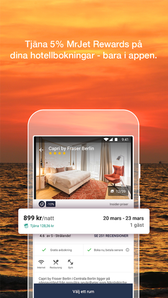 MrJet - Hotels, Flights, Cars - Image screenshot of android app