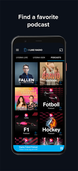 Viaplay Radio - عکس برنامه موبایلی اندروید
