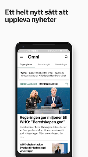 Omni | Nyheter - عکس برنامه موبایلی اندروید