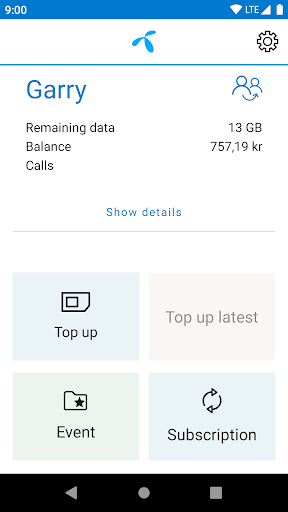 Telenor Ladda - عکس برنامه موبایلی اندروید