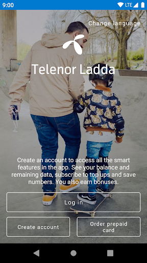 Telenor Ladda - عکس برنامه موبایلی اندروید