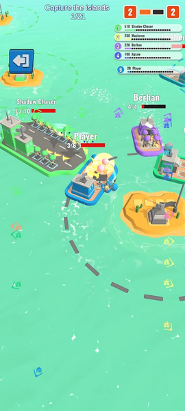 Sea Battle: Island - Gameplay image of android game