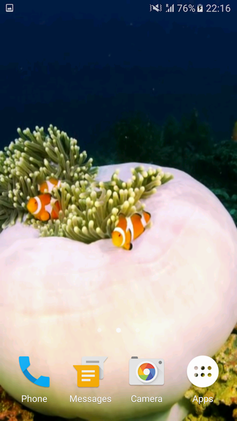 Sea Life 3D Video Wallpaper - Image screenshot of android app