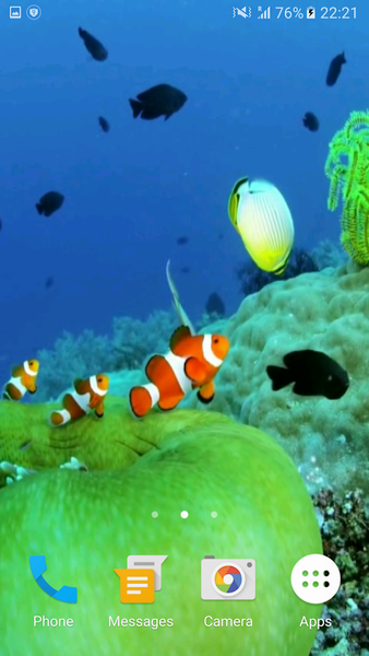 Sea Life 3D Video Wallpaper - Image screenshot of android app