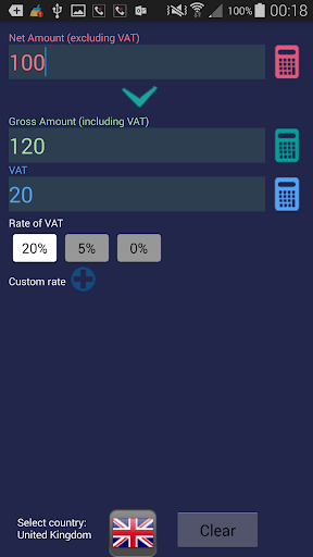 VAT Calculator - عکس برنامه موبایلی اندروید