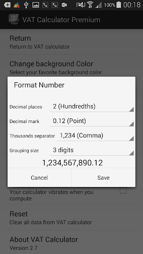 VAT Calculator - عکس برنامه موبایلی اندروید