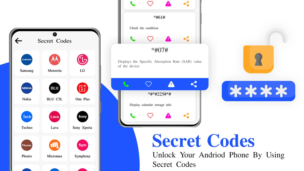 Android Secret Codes & Tricks - Image screenshot of android app