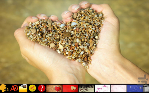 حرف بزن،عکس نوشته بساز - Image screenshot of android app