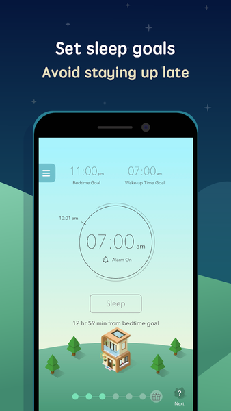 SleepTown - Image screenshot of android app