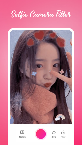 Selfie Camera Filter - عکس برنامه موبایلی اندروید