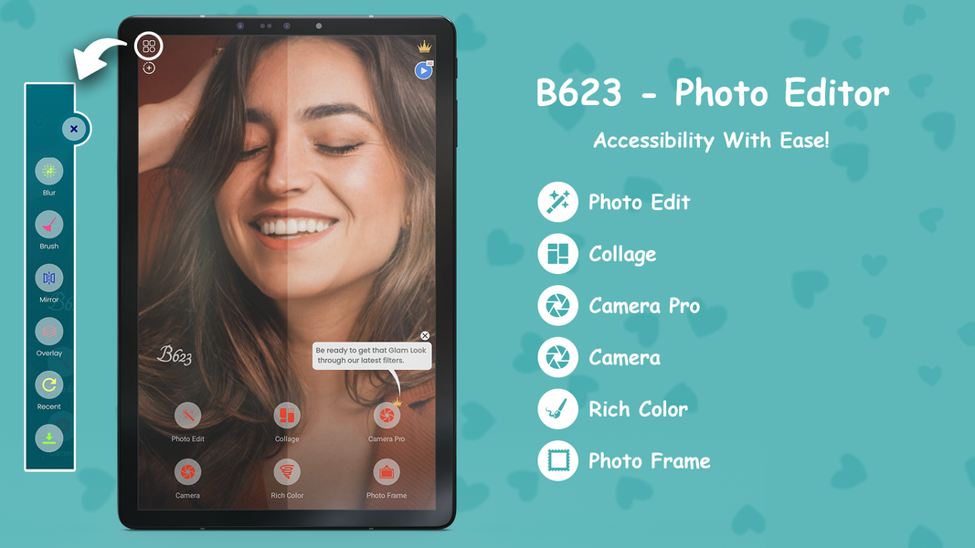 AI Photo Editor: B۶۲۳ - عکس برنامه موبایلی اندروید