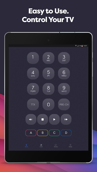Universal TV Remote Control - عکس برنامه موبایلی اندروید