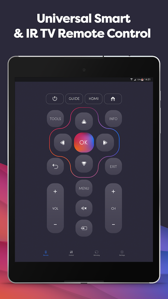Universal TV Remote Control - عکس برنامه موبایلی اندروید