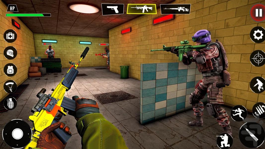 بازی جنگی تکاوران - Gameplay image of android game