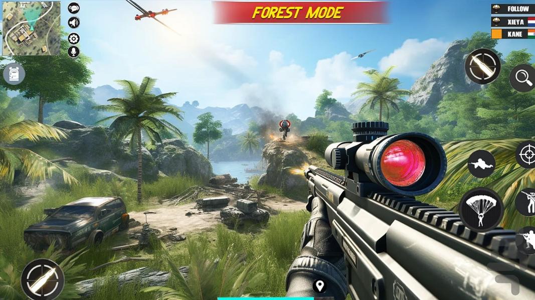 بازی تیراندازی کماندو - Gameplay image of android game