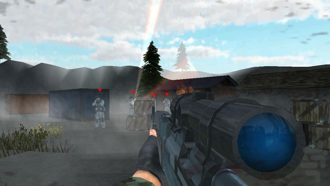 بازی تیراندازی کماندو - Gameplay image of android game