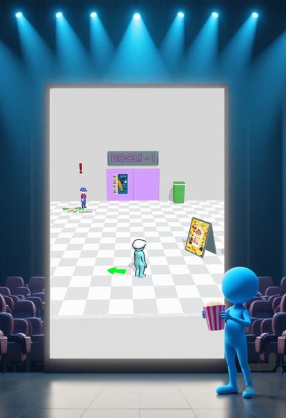 بازی شبیه ساز سینما - Gameplay image of android game