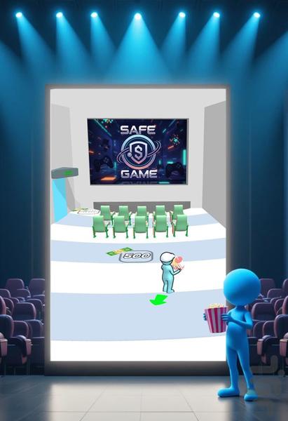 بازی شبیه ساز سینما - Gameplay image of android game