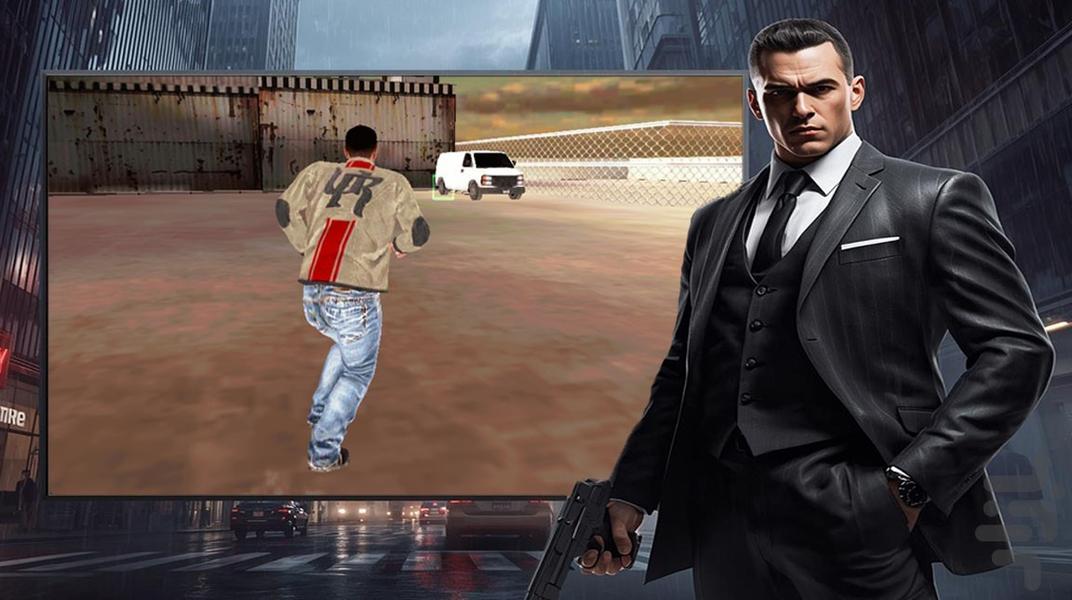 بازی گنگستر شهر - Gameplay image of android game
