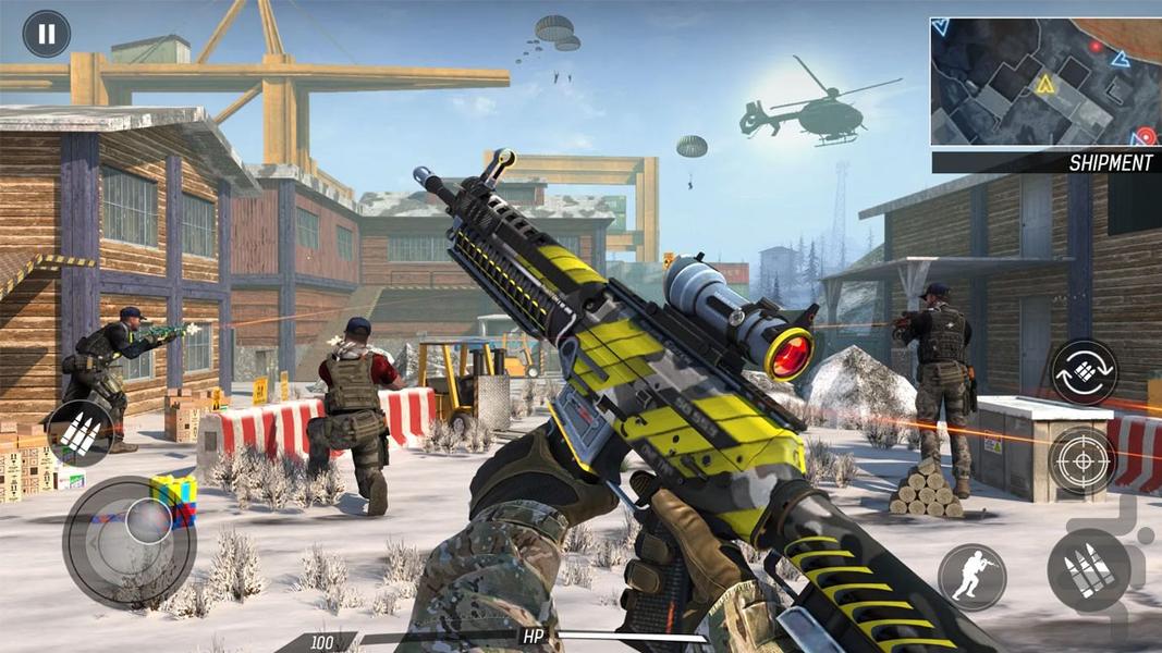 بازی تفنگی | عملیات الفا - Gameplay image of android game
