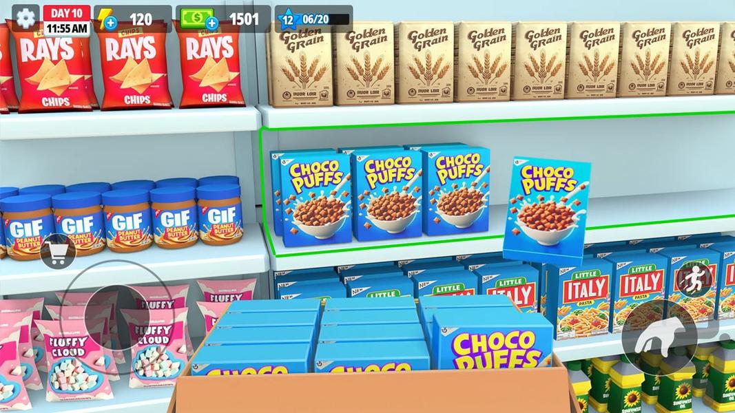 بازی سوپر مارکت - Gameplay image of android game