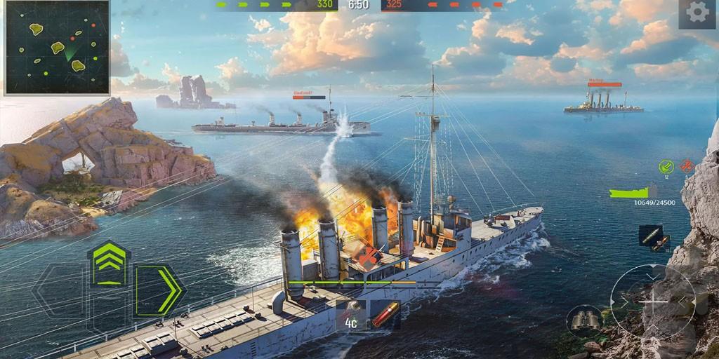 بازی ناو جنگی - Gameplay image of android game