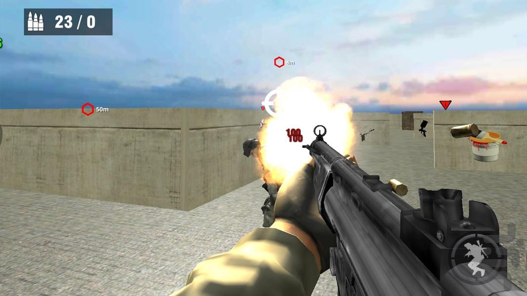 بازی تفنگی نیروی ویژه - Gameplay image of android game