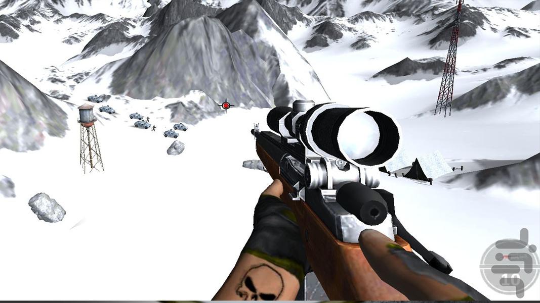 بازی تفنگی اسنایپر - Gameplay image of android game