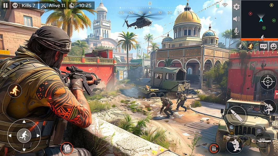 بازی تفنگی تکاور - Gameplay image of android game