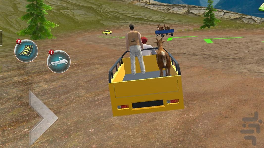 ماشین بازی حمل حیوانات - Gameplay image of android game