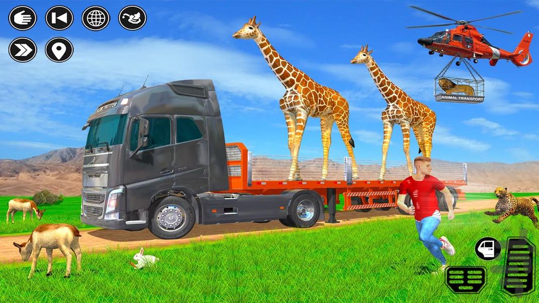 ماشین بازی حمل حیوانات - Gameplay image of android game