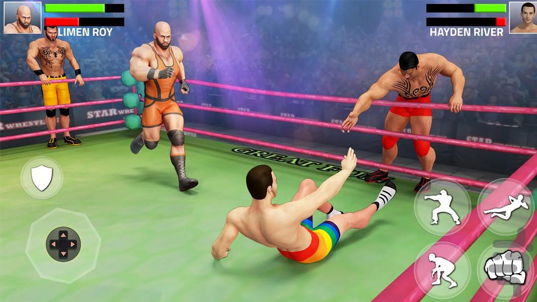 بازی کشتی کج - Gameplay image of android game