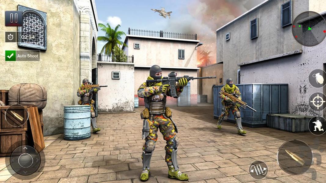 بازی تفنگی قرارگاه - Gameplay image of android game