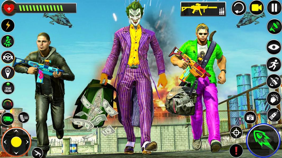 بازی جوکر گنگستر - Gameplay image of android game