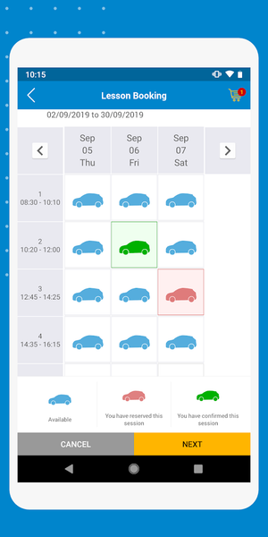 ComfortDelGro Driving Centre - Image screenshot of android app