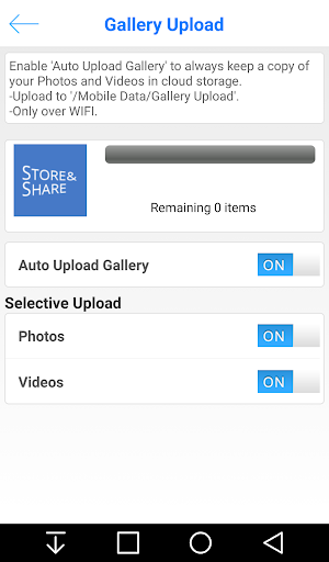 Store and Share - Image screenshot of android app
