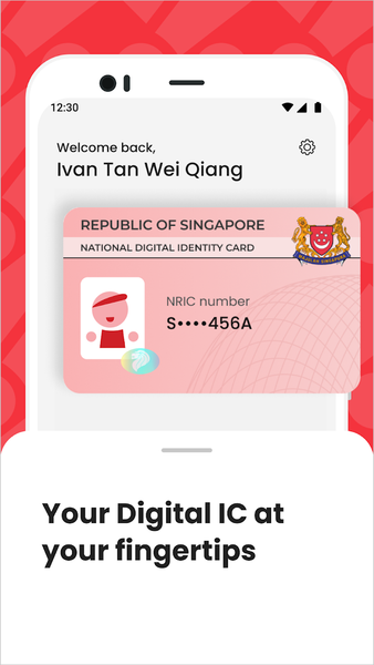 Singpass - Image screenshot of android app