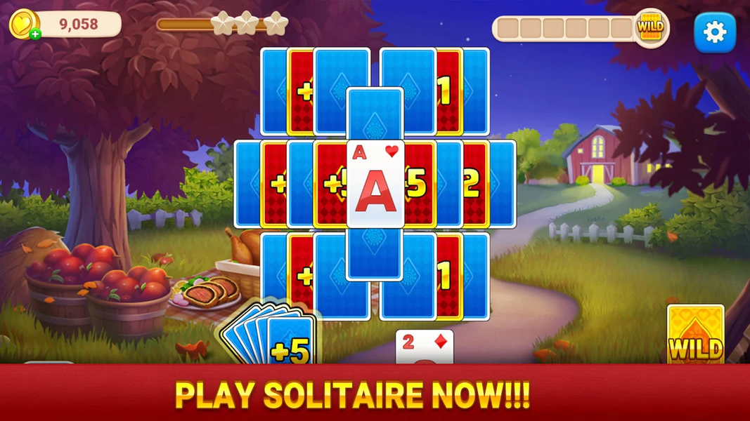 Solitaire TriPeaks Farm - Gameplay image of android game