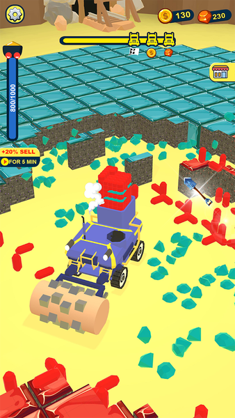 Gem Miner ۳D: Digging Games - عکس بازی موبایلی اندروید